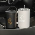 thumbnail image 7 of Logo Brands Wyoming Cowboys Stainless Steel Tumbler Set, 7 of 7