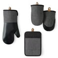 thumbnail image 1 of Member's Mark 4 -Pack Yarn Dyed Silicone Oven Mitt, Pot Holder, Mini Mitt Set, 1 of 5