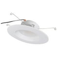 thumbnail image 3 of SYLVANIA 5”/6” LED Recessed Lighting Downlight with Trim, 10.5W=75W, Dimmable, Natural White, Wet Rated - 4 Pack, 3 of 6