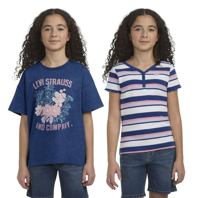 Levi's Girls 2-Pack Graphic Tee
