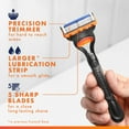 thumbnail image 3 of Gillette Fusion5 Men's Razor Handle + 9 Cartridges, 3 of 11