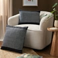 thumbnail image 3 of Town & Country Terra Alara Solid Border Decorative Pillow, 3 of 8