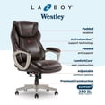 thumbnail image 3 of La-Z-Boy Westley Big & Tall Executive Office Chair With Active Lumbar Support, 3 of 12
