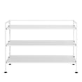 thumbnail image 3 of Seville Classics 3-Tier Resin Slat Shoe Rack, 26.5" W x 12.2" D x 19" H, 3 of 14