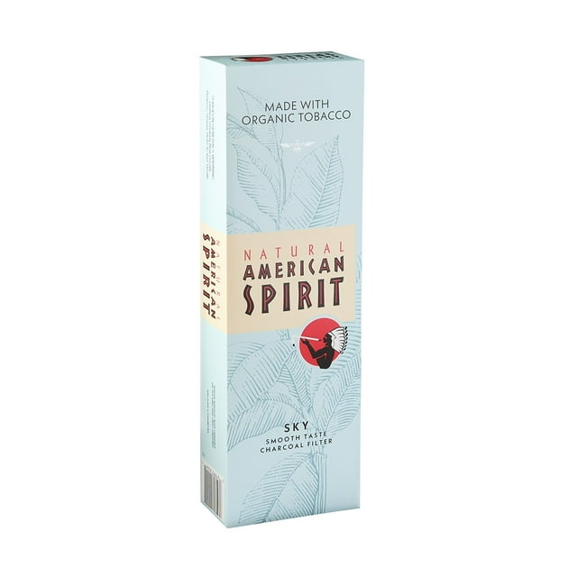 AMERICAN SPIRIT ORGANIC SKY BOX 10CT