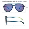 thumbnail image 4 of OOMF Revoked Pilot's License Men's Sunglasses, 4 of 6