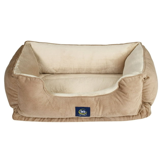Serta Perfect Sleeper Orthopedic Cuddler Pet Bed, 34" x 24", Choose Color