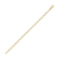 thumbnail image 2 of 4.5MM Diamond Cut Paperclip Bracelet in 14K Gold, 2 of 4