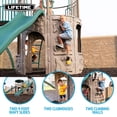 thumbnail image 5 of Lifetime Double Adventure Tower with Bridge Playset, 5 of 12
