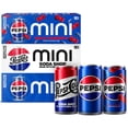 thumbnail image 1 of Pepsi Cola, Pepsi Wild Cherry and Pepsi Real Sugar Soda Mini Variety Pack, 7.5 fl oz., 30 pk., 1 of 5