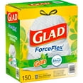 thumbnail image 6 of Glad ForceFlex 13-Gallon Kitchen Trash Bags, Gain Original Scent + Febreze, 150 ct., 6 of 11