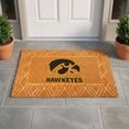 thumbnail image 2 of Logo Brands Iowa Hawkeyes Coir Outdoor Mat, 2 of 3