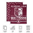 thumbnail image 6 of Logo Brands Alabama A&M Bulldogs 60"x70" Super Plush Blanket, 6 of 7
