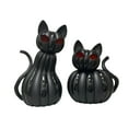 thumbnail image 2 of Member's Mark Pre-Lit Pumpkin Cats, Set of 2, 2 of 4