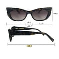 thumbnail image 2 of Christian Siriano Esti Angled Cat Eye  Plastic Sunglasses, 2 of 6