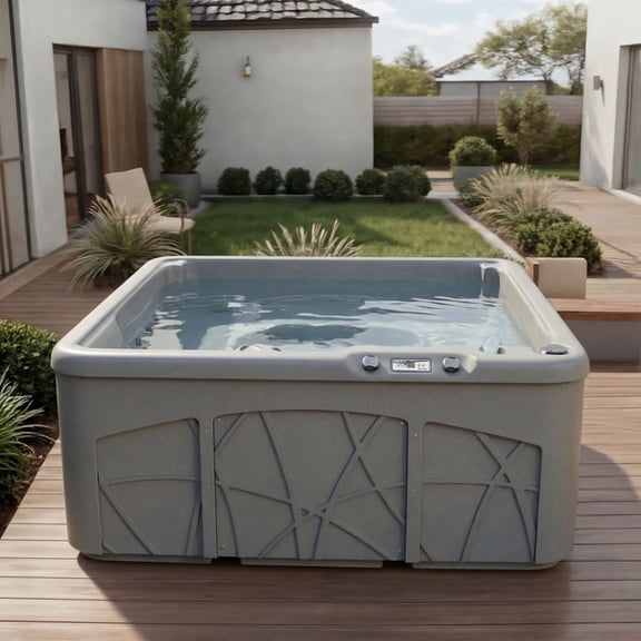 Lifesmart LS350DX 5-Person 28-Jet 110v Plug and Play Spa with Ozonator
