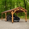 thumbnail image 2 of Backyard Discovery Norwood Cedar Gazebo with PowerPort, Choose Size, 2 of 16
