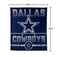 thumbnail image 7 of Logo Brands Dallas Cowboys 60"x70" Super Plush Blanket, 7 of 7