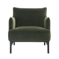 thumbnail image 2 of Gatsby Modern Stain-Resistant Velvet Accent Chair, Assorted Colors, 2 of 14