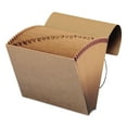 thumbnail image 3 of Smead 21 Pocket A-Z Indexed Expanding Files, Cord Closure, Kraft, Letter, Brown, 3 of 4