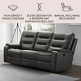 thumbnail image 2 of Waylen Top-Grain Leather Reclining 3-Piece Set, Assorted Colors, 2 of 19