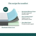 thumbnail image 4 of Zinus Night Therapy 12" Medium Gel-Infused Memory Foam Mattress, 4 of 10