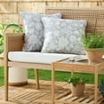 thumbnail image 1 of Martha Stewart Distressed Jacobean Indoor/Outdoor Decorative Pillow, Set of 2, Choose Size, 1 of 10