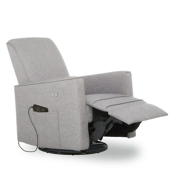Evolur Harlow Deluxe Glider with Back Massager (Choose Your Color)