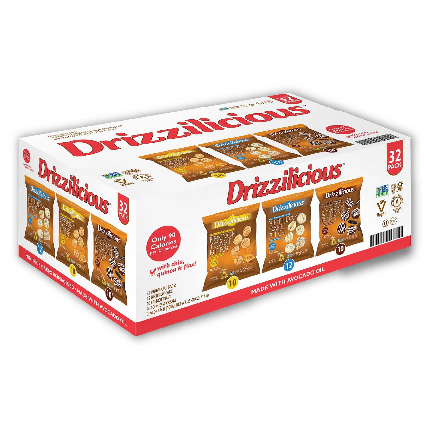 Rice cake & Harry③ Quaker - Quaker Lightly Salted Rice Cakes Whole Grains Gluten Free