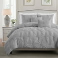 thumbnail image 5 of Ultra Plush Floral Pintuck Comforter Set, Assorted Sizes, 5 of 7