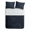 thumbnail image 4 of Swift Home 3-Piece Reversible Faux Fur Sherpa Comforter Set, Assorted Sizes, 4 of 6