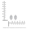 thumbnail image 3 of Lab Created Fancy Cut Diamond Stud Earrings in 14K Gold, 3 of 6