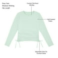 thumbnail image 6 of Member's Mark Women's Ruched Long Sleeve Top, 6 of 7