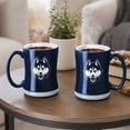 thumbnail image 5 of Logo Brands UConn Huskies 14oz Relief Mug Set, 5 of 5