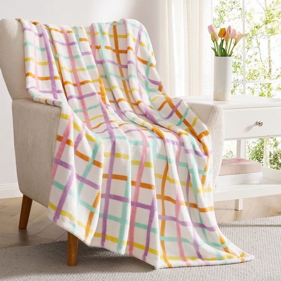 Hallmark Spring Plush Throw Blankets, 50" x 70"