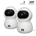 thumbnail image 2 of Night Owl Indoor Wi-Fi 3MP Deterrence Camera with Pan, Tilt and 2-Way Audio, 2 pk., 2 of 11