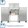 thumbnail image 3 of Seville Classics UltraHD 5-Piece Steel Garage Cabinet Storage Set With Height Adjustable Workbench, 10' Wide, 3 of 13