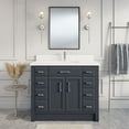 thumbnail image 2 of Studio Bathe Calais 42-inch Bathroom Vanity with Engineered Stone Countertop, 2 of 9