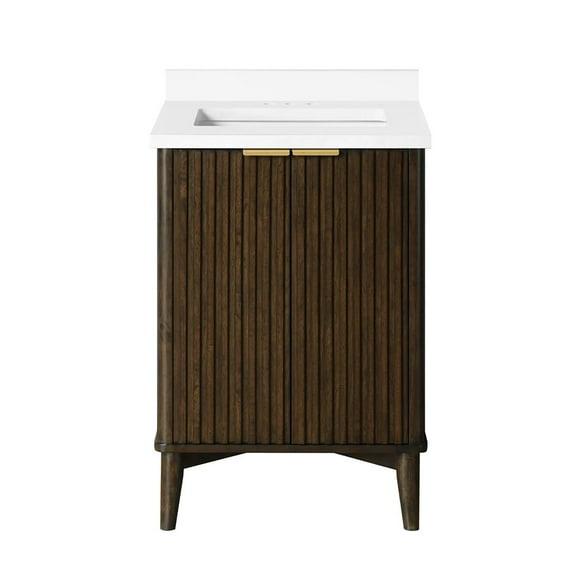 OVE Decors Gabi 24" W x 22" D Freestanding Bathroom Vanity with Sink