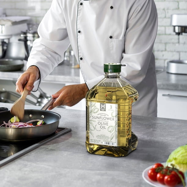 5lack&Olive Oil 502 新品未使用未開封　送料込み Member's Mark Sunflower and Extra Virgin Olive Oil, 101 fl. oz