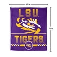 thumbnail image 7 of Logo Brands LSU Tigers 60"x70" Super Plush Blanket, 7 of 7