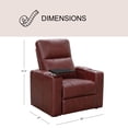 thumbnail image 4 of Travis Home Theater Seating Power-Recliner Chair, 4 of 9
