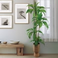 thumbnail image 3 of Artificial 7' Bird's Nest in a Handwoven Urn Style Basket, 3 of 5
