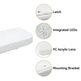 thumbnail image 6 of Cedar Hill 4' LED Flush Mount Puff Light, Choose Your Pack Size, 6 of 9