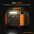 thumbnail image 6 of 1,000 Watt Wattbricks Energy Inc. MP1000 Portable Power Station  Solar Generator, 6 of 6