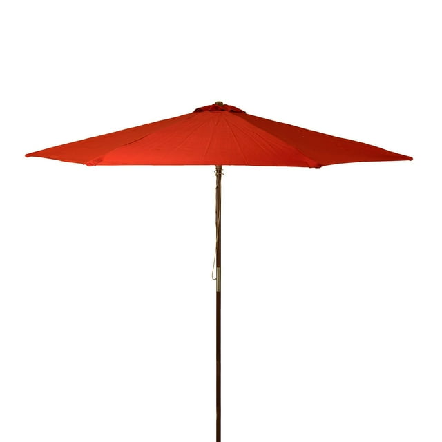 Classic Wood 9' Market Umbrella