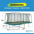 thumbnail image 2 of Upper Bounce Mega Trampoline with Fiber Flex Enclosure System, 10' X 17', 2 of 6