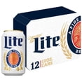 thumbnail image 1 of Miller Lite Lager Beer, 12 fl. oz. can, 12 pk., 1 of 6