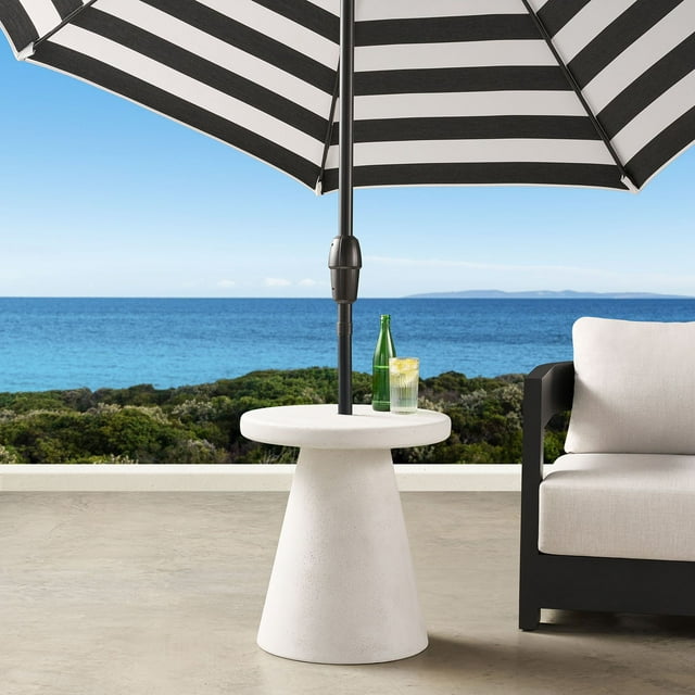 Member's Mark 24" Medium White Umbrella Table