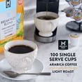 thumbnail image 5 of Member's Mark Light Roast Coffee Pods, Breakfast Blend, 100 ct., 5 of 6